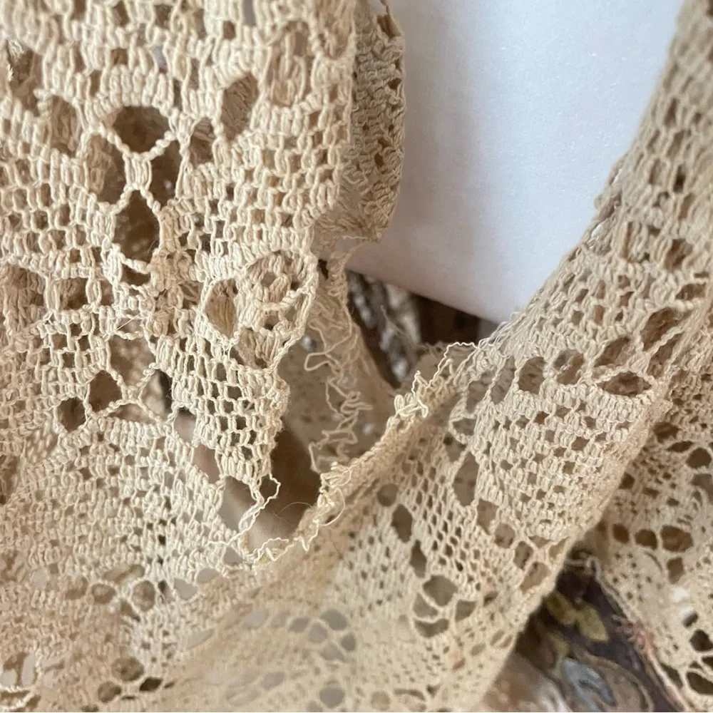 Annie’s Ibiza Annie’s Archive 1970’s Hand Crochet Gown Maxi Dress